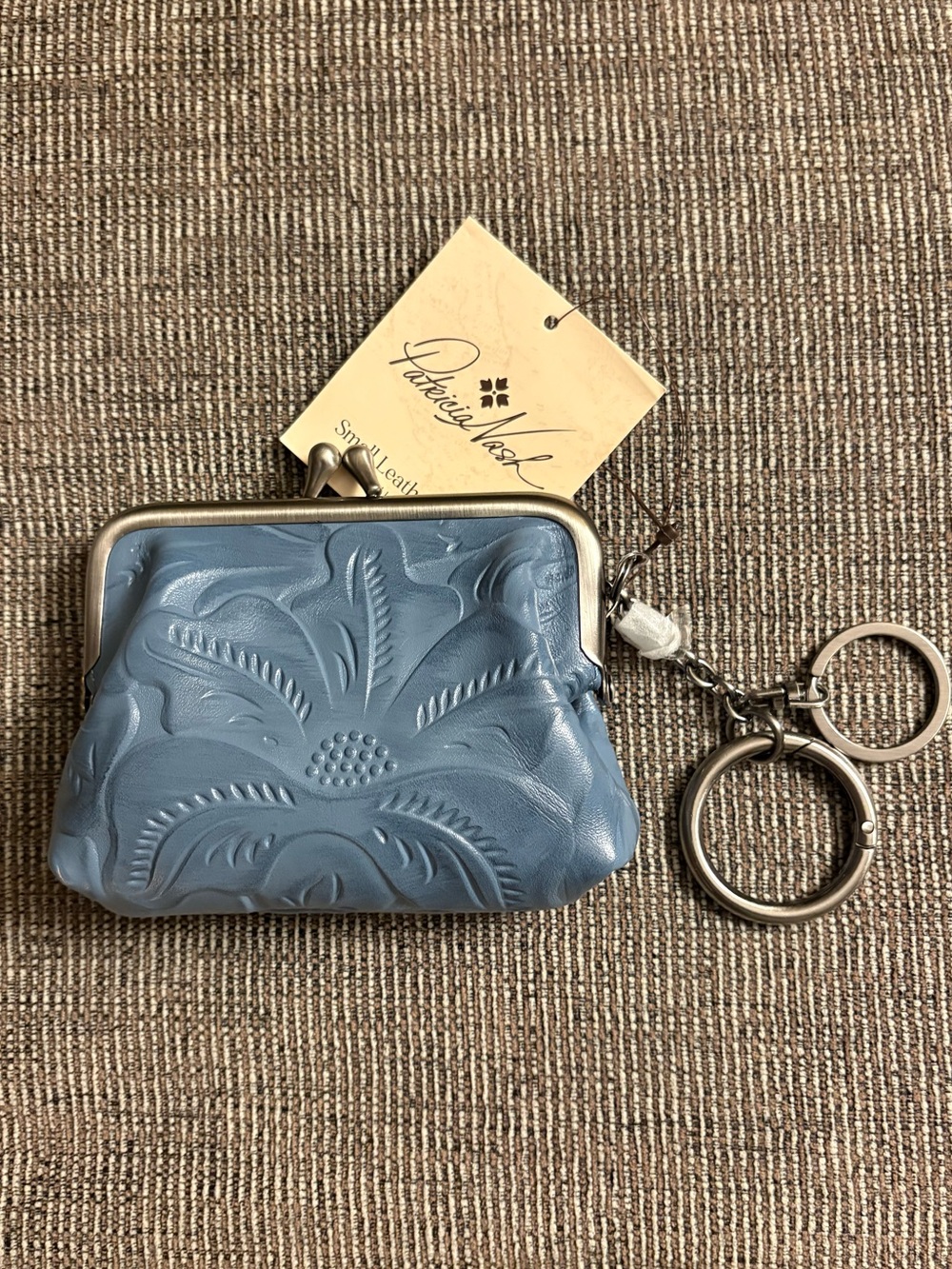 NWT Patricia Nash Tooled Leather Borse Coin Purse